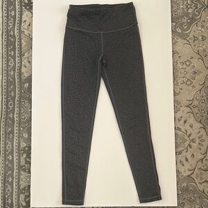 Mono B Black Leopard Print Leggings- XS